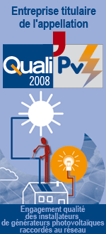DIGITEC est une entrepise titulaire de l'appellation Quali PV 2008